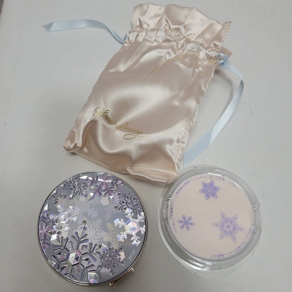 NEW Snow‎ Beauty 2018 Whitening Face Powder Compact + Refill 8194SK Japan No Box